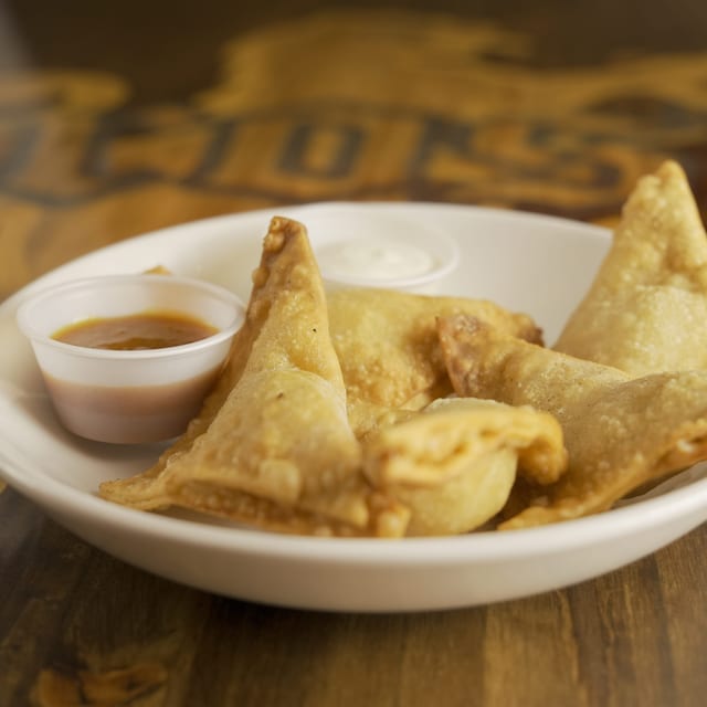 Crispy Pierogis.